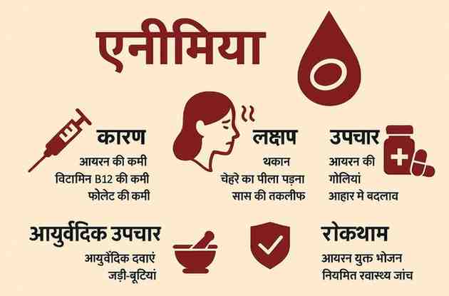 Anemia (एनीमिया): थकान, कमजोरी और हीमोग्लोबिन की कमी का संपूर्ण आयुर्वेदिक व चिकित्सीय उपचार