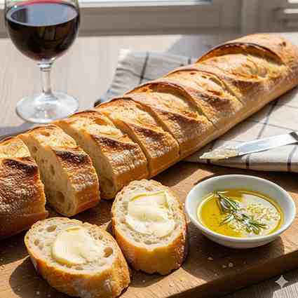 घर पर बनी फ्रेंच ब्रेड | आसान और स्वादिष्ट French Bread Recipe