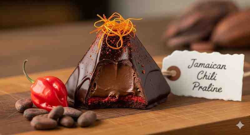 Jamaican Pepper Praline – Spicy Chocolate Dessert