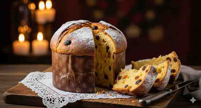 इटैलियन पैनटोन ब्रेड | Panettone Recipe in Hindi | क्रिसमस स्पेशल ब्रेड