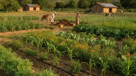 Impact of climate change on agriculture and how natural farming reduces greenhouse gas emissions